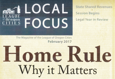 League of Oregon Cities - Home Rule